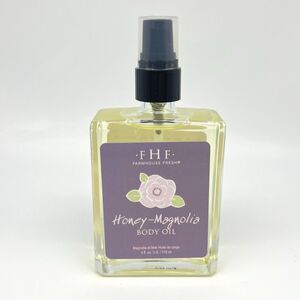 FHF FarmHouse Fresh Honey-Magnolia Body Oil 4oz Hydration Natural Vegan NEW